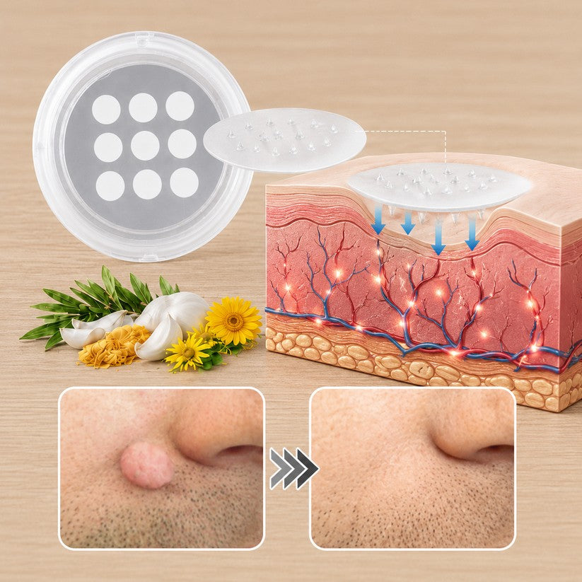 🎁 -50% AKCIÓ! PURESHADE® 2 az 1-ben mikrotűs és hidrokolloid tapasz 🍀 | Láthatatlan tapasz arcra és testre | Bőrhibák, aknék és bőröregedés jeleinek ápolására