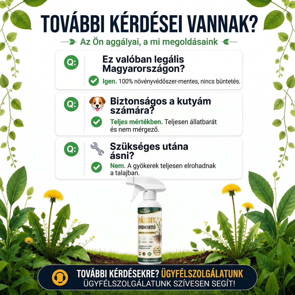 ⚡ 50% KEDVEZMÉNY ⚡ Könnyű és stresszmentes gyomirtás a kertben – Hatékony megoldás otthoni használatra
