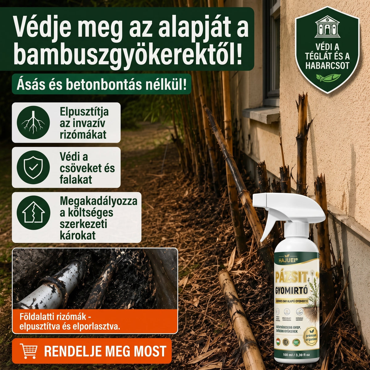 ⚡ 50% KEDVEZMÉNY ⚡ Könnyű és stresszmentes gyomirtás a kertben – Hatékony megoldás otthoni használatra