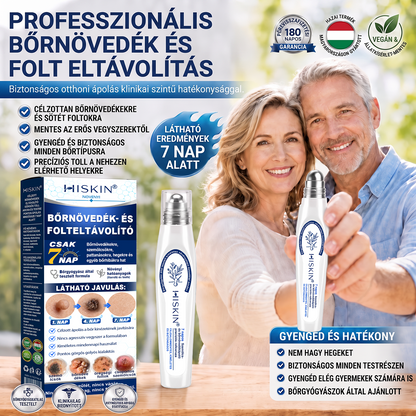 ✨ 🔥 Most 50% kedvezménnyel elérhető! ✨🚢 Hiskin® 7 napos Szemölcseltávolító Roll-on Ápoló Folyadék (Fájdalommentes rollerball technológia, hegek nélkül) 🐬