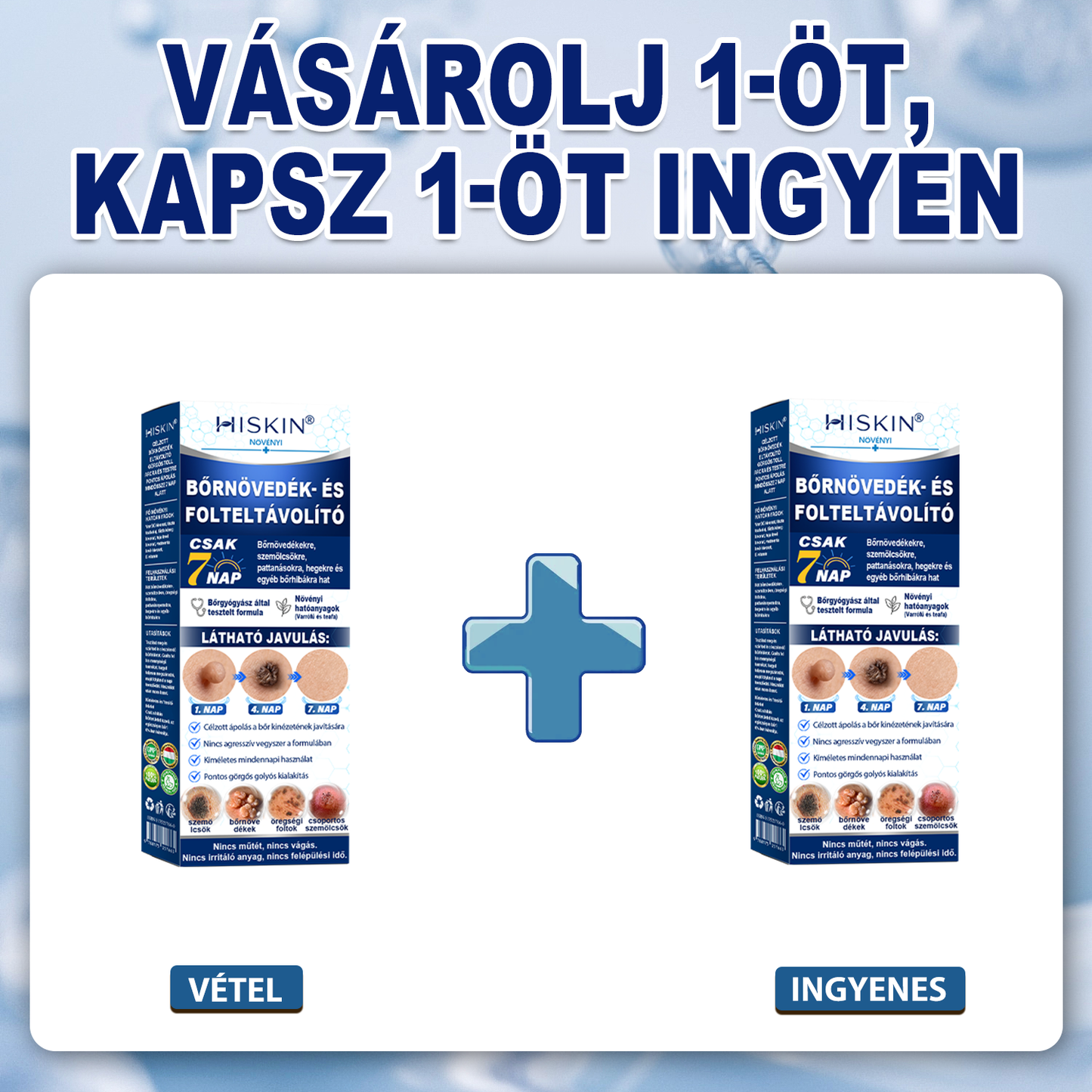 ✨ 🔥 Most 50% kedvezménnyel elérhető! ✨🚢 Hiskin® 7 napos Szemölcseltávolító Roll-on Ápoló Folyadék (Fájdalommentes rollerball technológia, hegek nélkül) 🐬
