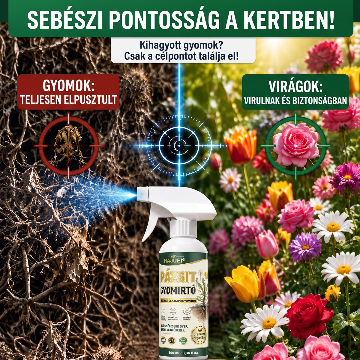 ⚡ 50% KEDVEZMÉNY ⚡ Könnyű és stresszmentes gyomirtás a kertben – Hatékony megoldás otthoni használatra