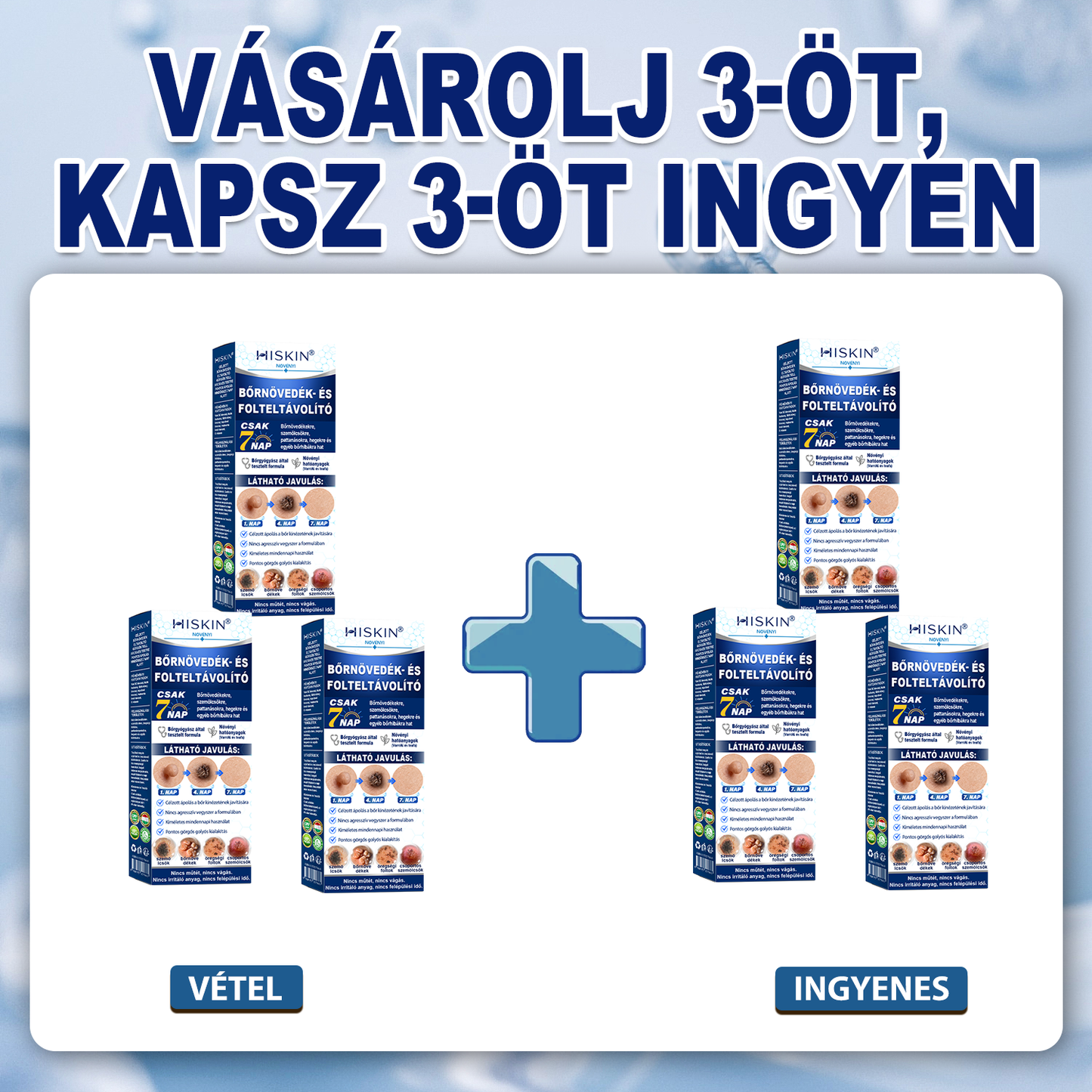 ✨ 🔥 Most 50% kedvezménnyel elérhető! ✨🚢 Hiskin® 7 napos Szemölcseltávolító Roll-on Ápoló Folyadék (Fájdalommentes rollerball technológia, hegek nélkül) 🐬