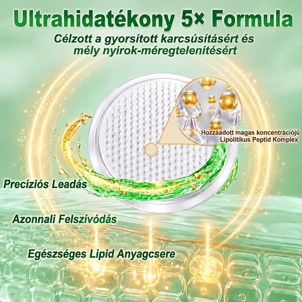 GeeLemon® Berberin + Moringa nano-mikrotűs tapasz – Testsúlykontroll és bőrápolás