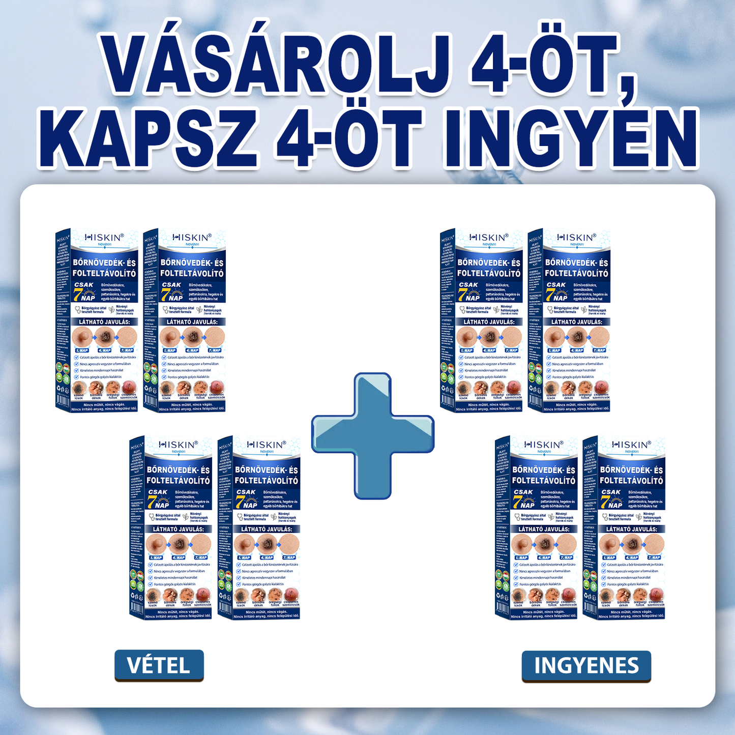 ✨ 🔥 Most 50% kedvezménnyel elérhető! ✨🚢 Hiskin® 7 napos Szemölcseltávolító Roll-on Ápoló Folyadék (Fájdalommentes rollerball technológia, hegek nélkül) 🐬