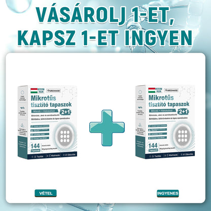 🎁 -50% AKCIÓ! PURESHADE® 2 az 1-ben mikrotűs és hidrokolloid tapasz 🍀 | Láthatatlan tapasz arcra és testre | Bőrhibák, aknék és bőröregedés jeleinek ápolására